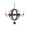 TX USA Corporation Home Ceiling Decorative Wood And Metal Sphere Chandelier - Natural